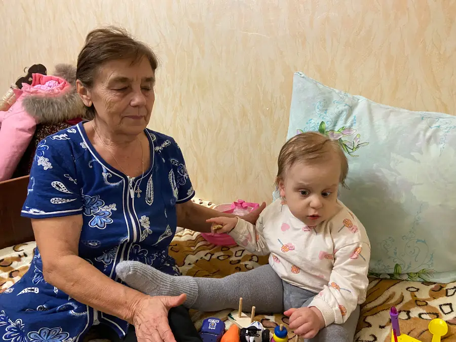 Со своей прабабушкой